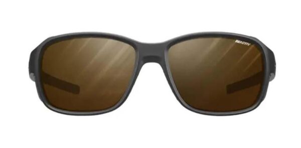 Julbo Montebianco 2 Reactiv 2-4 Polarized Sunglasses - Matt Black/Grey