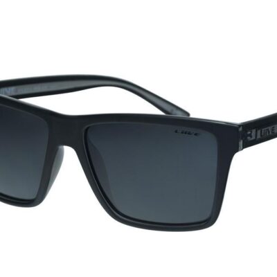 Liive Vision Bazza Polarised Sunglasses - Matt Blk/Xtal Blk