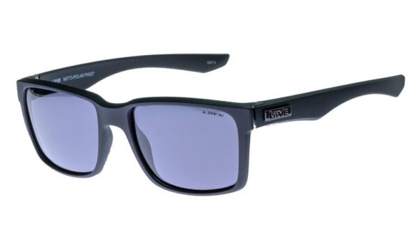 Liive Moto Polarised Sunglasses - Matt Black