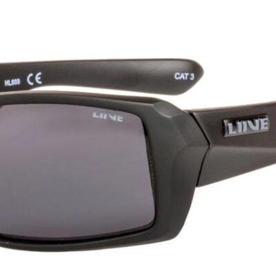 Liive Vision The Edge Polarised Float Sunglasses - Matte Black
