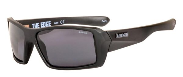 Liive Vision The Edge Polarised Float Sunglasses - Matte Black