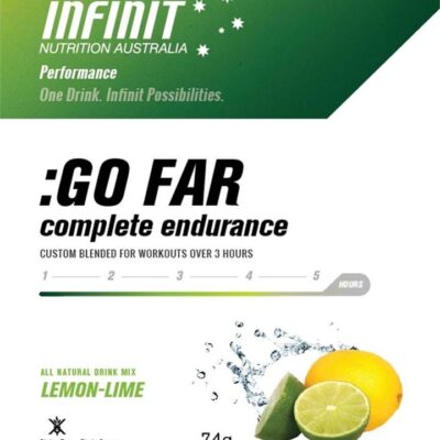 Infinit Go Far Electrolyte Drink - Lemon Lime Flavour - Sachet