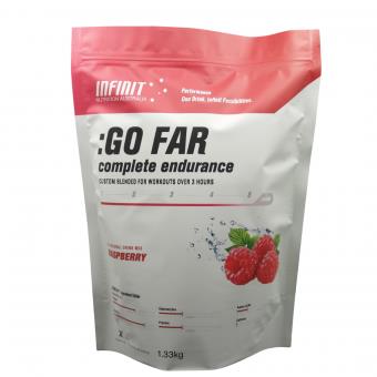 Infinit Go Far Complete Electrolyte Endurance Fuel - Raspberry - 1.33 kg