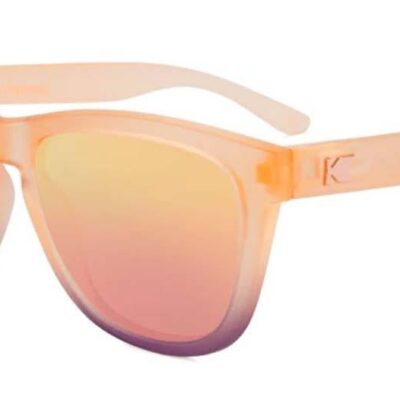 Knockaround Premiums Sunglasses - Frosted Rose Quartz Fade / Rose