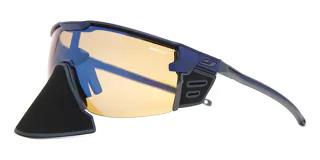 Julbo Ultimate Cover Reactiv 2-4 Performance Sunglasses - Matt Dark Blue/Blue