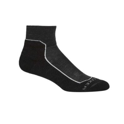 Icebreaker Merino Hike+ Light Mini Womens Socks - Jet Heather - M