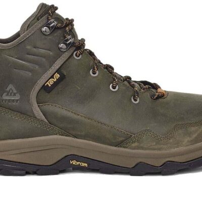 Teva Riva Mid RP Mens Waterproof Hiking Boots - Dark Olive - US8.5