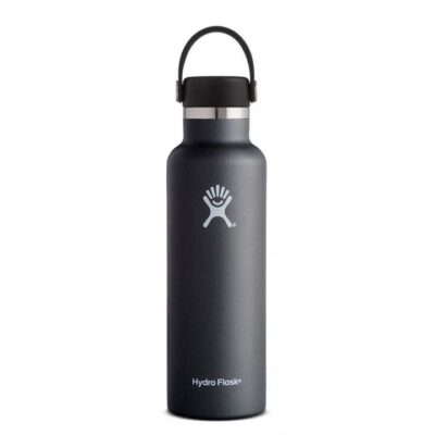 Hydro Flask Hydration Standard Mouth Water Bottle - 21oz/621ml - Black