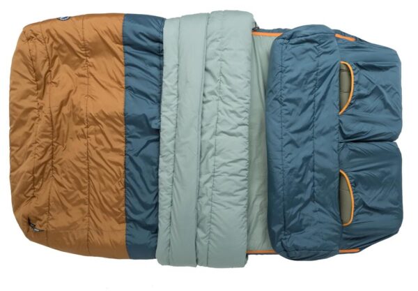 Big Agnes Dream Island Synthetic Sleeping Bag - Double Wide - Tapestry/Brown Sugar