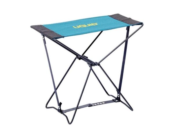 Uquip Fancy Folding Camp Stool - Petrol Grey