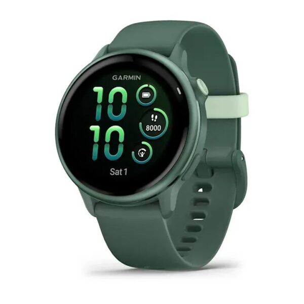 Garmin Vivoactive 6 GPS Fitness Smartwatch - Jasper Green Silicone Band