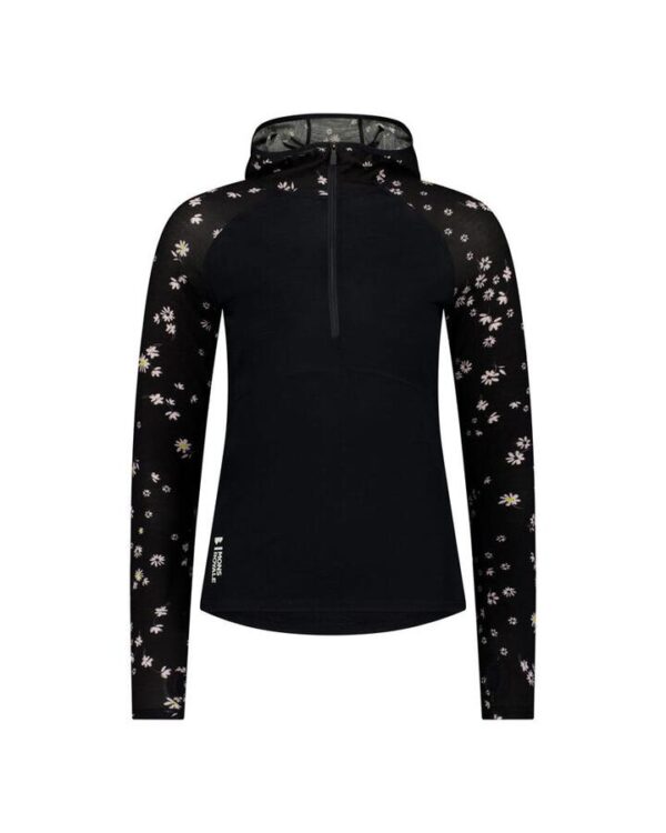 Mons Royale Bella Womens Merino Long Sleeve Hooded T-Shirt