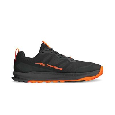 Altra Lone Peak 9+ Mens Hiking Shoes - Black/Orange