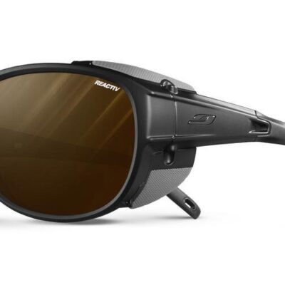 Julbo Explorer 2.0 Reactiv Polarised 2-4 Hiking Sunglasses - Matt Black/Grey - L