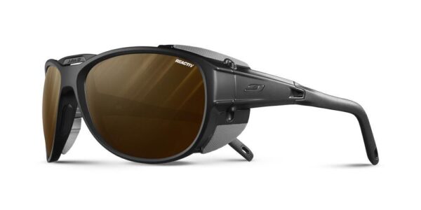 Julbo Explorer 2.0 Reactiv Polarised 2-4 Hiking Sunglasses - Matt Black/Grey - L