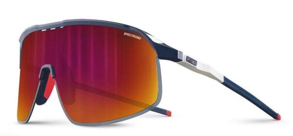 Julbo Density Spectron 3 Multisport Sunglasses - Matt Blue/White/Red - L