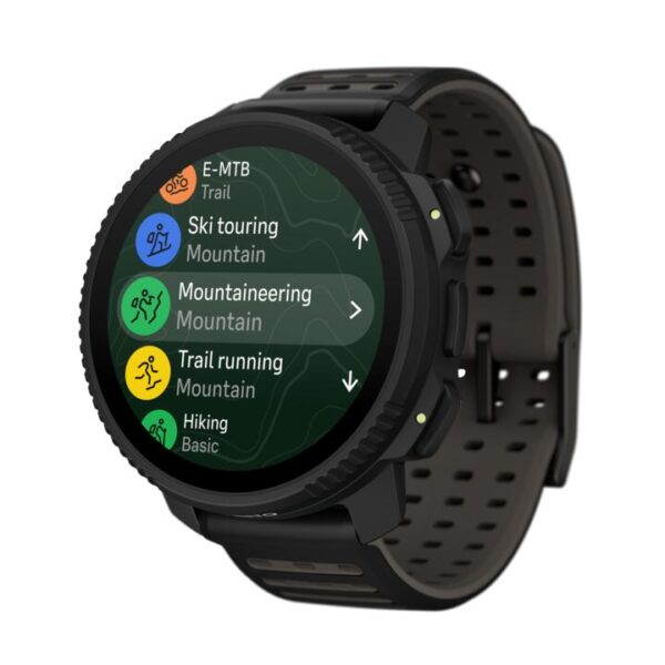 Suunto Vertical 2 Stainless Steel GPS Multisport Adventure Watch - Black