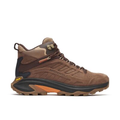 Merrell Moab Speed 2 Mens Leather Mid Waterproof Hiking Boots - Mole