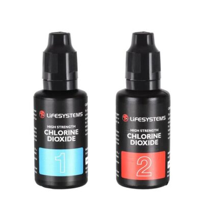 Lifesystems Chlorine Dioxide Water Purification Drops – 2 x 30ml Bottles Benny's Boardroom Lifesystems Chlorine Dioxide Water Purification Drops - 2 x 30ml Bottles