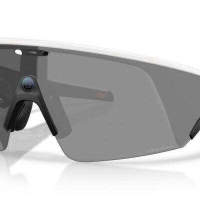Oakley Meta Vanguard Wide Fit AI Sunglasses – White/Prizm Black Benny's Boardroom Oakley Meta Vanguard Wide Fit AI Sunglasses - White/Prizm Black