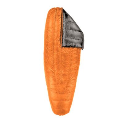 Enlightened Equipment Revelation -6C 850FP Duck Down Hiking Quilt - Burnt Orange/Charcoal - Long/Wide